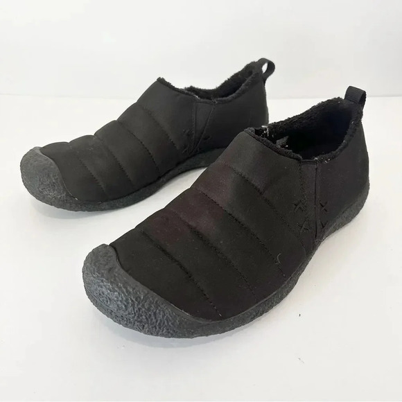 KEEN Mens 10 Howser Slipper II Monochrome Black Indoor Outdoor Comfort - Picture 2 of 7